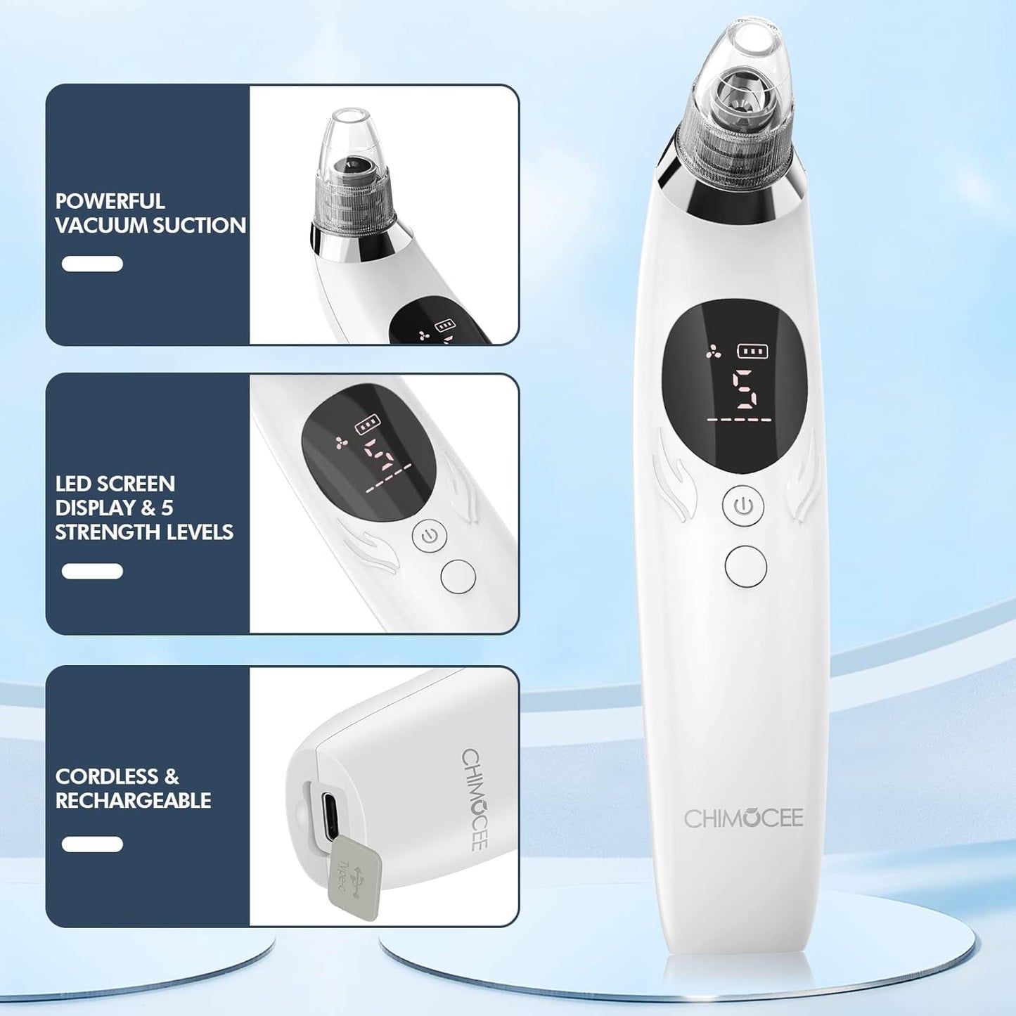 Vacuum Blackhead Remover Electric Facial Cleanser