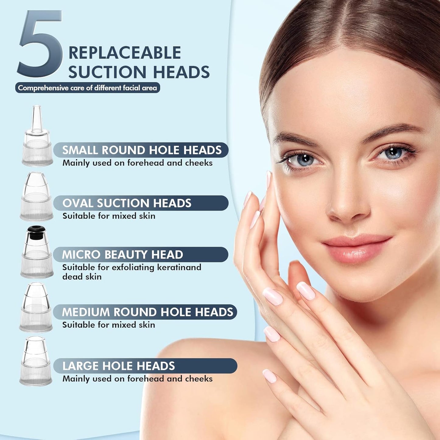 Vacuum Blackhead Remover Electric Facial Cleanser