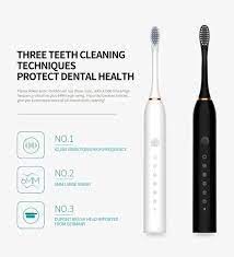 Sonic Electric Toothbrush for Adults IPX7 Waterproof DuPont Brush Head USB Rechargeable High Frequency Cleaning 6 Cleaning Modes