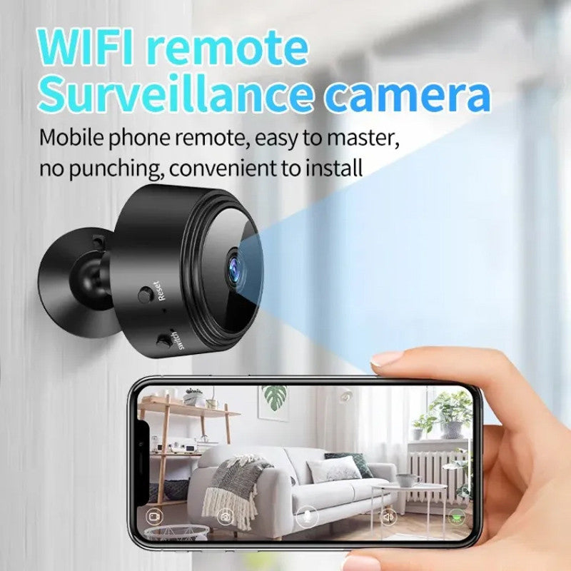 A9 WiFi Mini Security Camera – Wireless Video and Voice Recorder with Motion Detection, Smart Home Compatibility, and 24/7 Monitoring