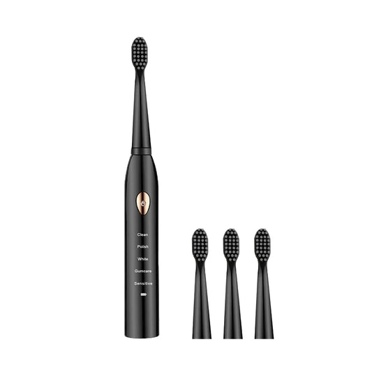Sonic Electric Toothbrush for Adults IPX7 Waterproof DuPont Brush Head USB Rechargeable High Frequency Cleaning 6 Cleaning Modes