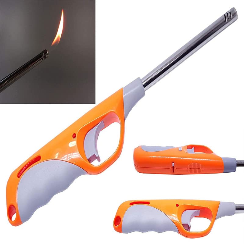 Kitchen Gas Stove Lighter | Adjustable Flame Gas Lighter | Gun Spark Kitchen Lighter With Refill