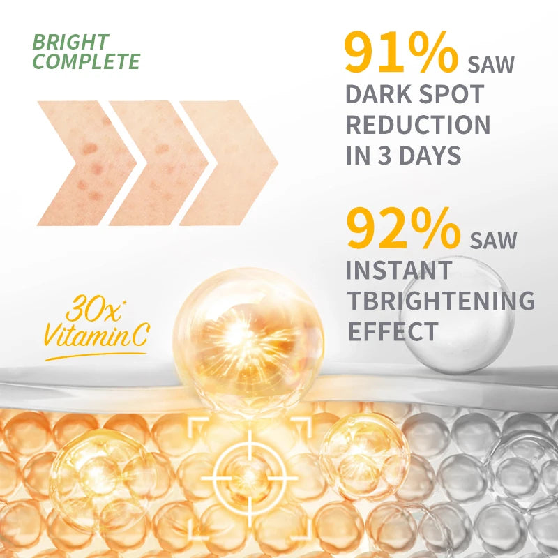 Garnier Skin Active Bright Complete Vitamin C Booster Serum 30 ML - Contains Niacinamide (Pack of 2)